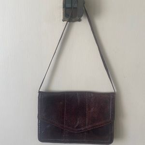 Vintage 90’s eelskin shoulder bag